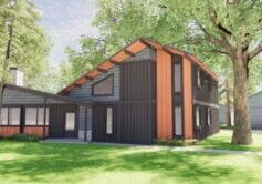 the Mariposa container home in Ohio